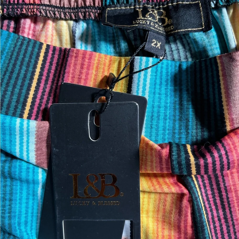 Multicolored Flare Pants - Picture 7 of 9